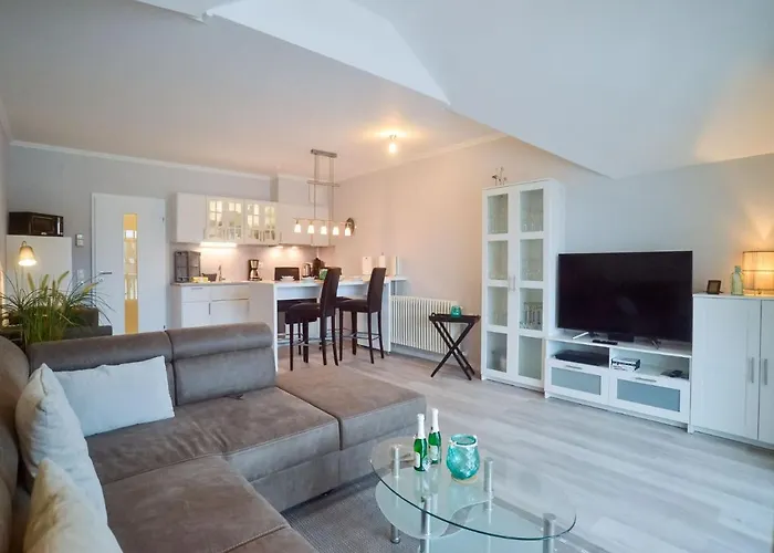 Duenenpark Binz - Komfortplus Ferienwohnung Mit 1 Schlafzimmer Und Balkon Im Dachgeschoss 022